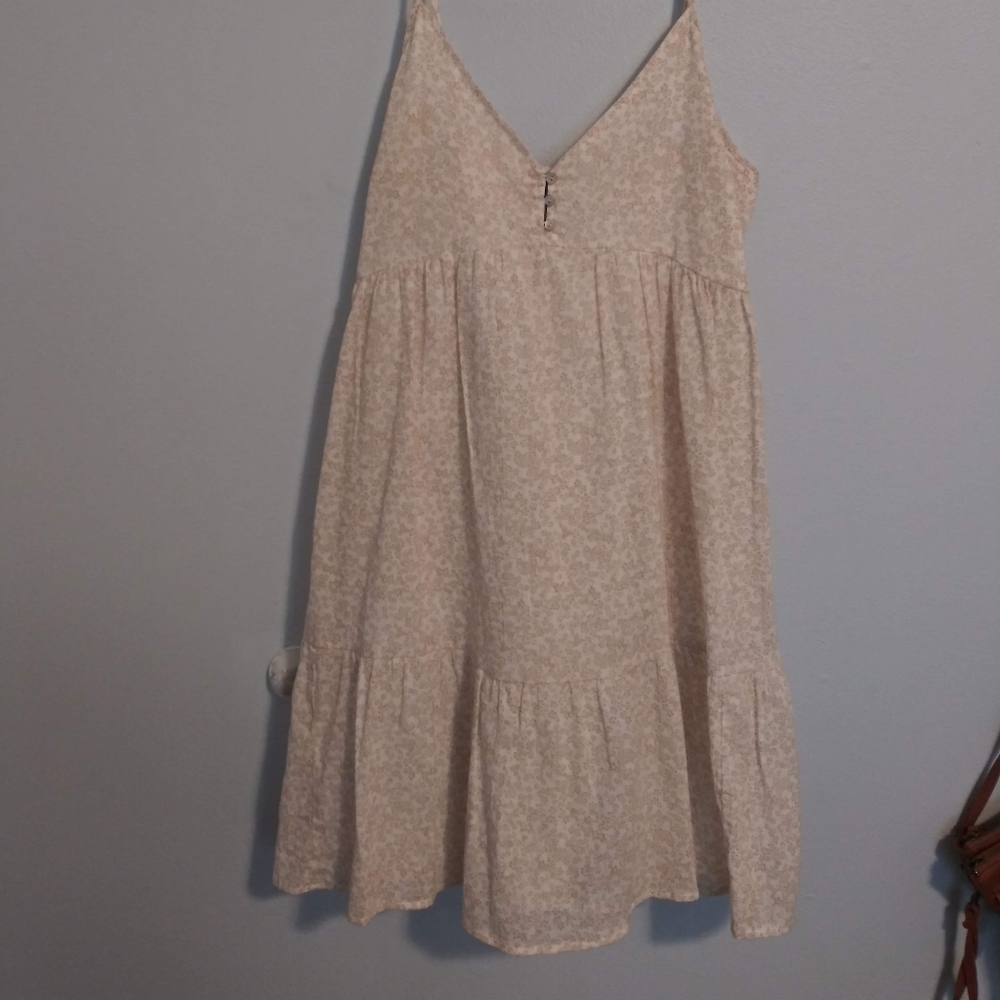 Cream spaghetti strap dress!